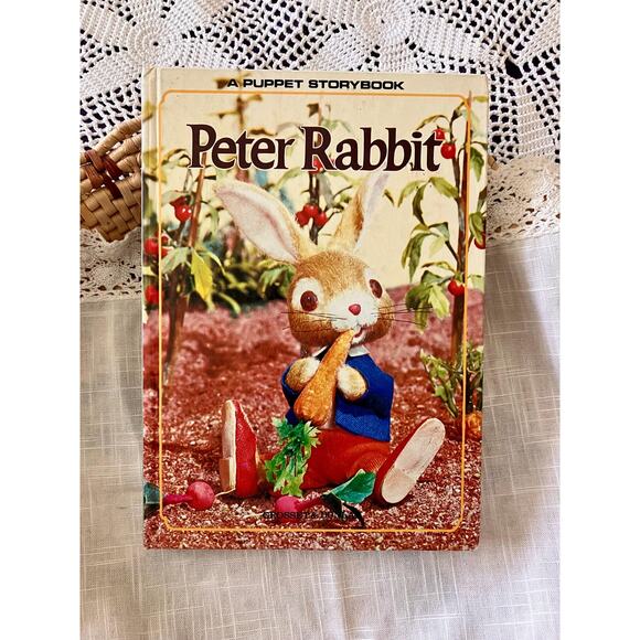 Vintage 1968 Peter Rabbit Puppet Storybook by Grosset & Dunlap - Picture 1 of 5